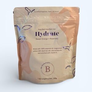 The Bathologist Hydrate Fizzy Bath Soak – Sweet Orange + Rosemary